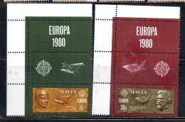 MALTA 1980 EUROPA CEPT UNITA COMPLETE SET SERIE COMPLETA MNH - Malta