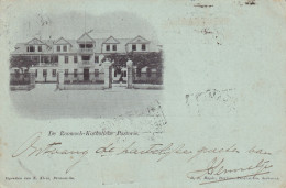 4932 6 Paramaribo, De Roomsch Katholieke Pastorie. (Postmark 1905) (Small Creases In The Corners)  - Suriname