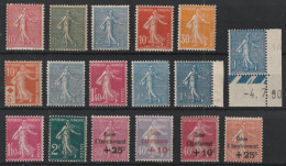 Belle Sélection De Semeuse - Neufs ** - MNH - Cote 881,50 € - Unused Stamps