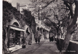 Cartolina Capri ( Napoli ) Via Camerelle - Napoli (Naples)