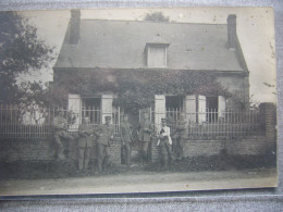 Carte-photo    à Situer (soldats Et Médecin Allemands) - Guerra 1914-18