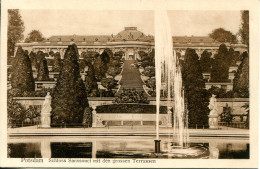 CPA - POTSDAM - SCHLOSS SANSSOUCI MIT DEN GROSSEN TERRASSEN - Potsdam