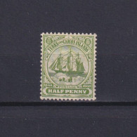 TURKS & CAICOS 1905, SG #110, Wmk Mult Crown CA, Ships, MH - Turks & Caicos