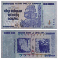 Simbabwe - Zimbabwe 100 Trillionen Dollars 2008  In Silber   (32590 - Otros – Africa