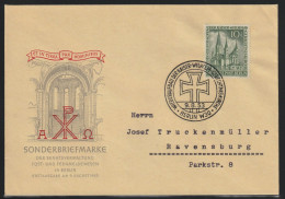 Berlin 1953 10 Pfg. Gedächtniskirche Michel Nr. 107 FDC, Michel 150,-€, Siehe 2 Scans - 1948-1970