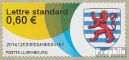 Luxemburg ATM7I, 0.60 Nominale Postfrisch 2014 Automatenmarke - Ungebraucht