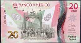 MEXICO $20 SERIES DL5887000 ANGEL # - 7-FEBR-2023 INDEPENDENCE POLYMER NOTE BU Mint Crisp - Mexiko