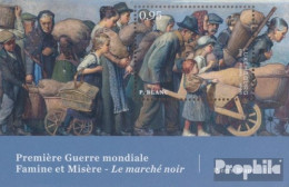 Luxemburg Block42 (kompl.Ausg.) Postfrisch 2018 Beendigung Erster Weltkrieg - Unused Stamps