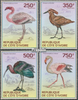 Elfenbeinküste 1539-1542 (kompl.Ausg.) Postfrisch 2014 Wasservögel - Ivory Coast (1960-...)