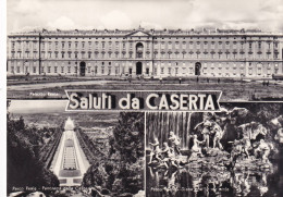 Cartolina Caserta - Saluti Con Vedutine - Caserta