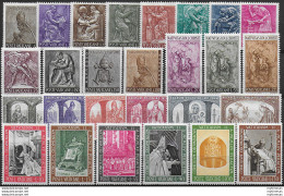 1966 Vaticano Annata Completa 27v. MNH - Autres & Non Classés