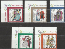 BRD 1994 MiNr.1757 - 1761 ** Postfrisch Wohlfahrt Deutsche Trachten ( A4725 ) - Unused Stamps