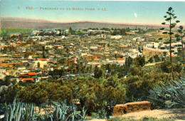 CPA - FEZ - PANORAMA VU DU BORDJ NORD - Fez (Fès)