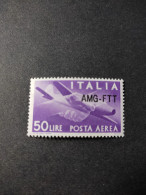 TRIESTE  A -  1954 Posta Aerea Sass. 22A  MNH Qualita' Ottima - Pacchi Postali/in Concessione