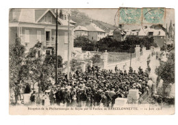 04 BARCELONNETTE, Réception De La Philharmonique De SEYNE Par La Fanfare De BARCELONNETTE, Le 12 Juin 1905. - Barcelonnette