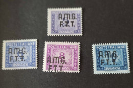 TRIESTE  A -  Segnatasse 1947-79 Sopr. Su Due Righe - Nuovi Integri - Ray - Postal And Consigned Parcels