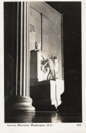 - Lincoln Memorial, Washington. D.C. - Stamp - Carte Photo - Scan Verso - - Washington DC