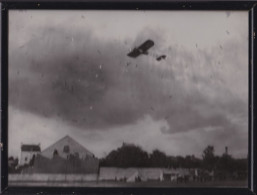 Photo Argentique ROGER-VIOLLET - Monoplan Blériot Type XI En Vol Vers 1910 - Encadrement D'époque - Aviazione