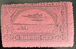 Kolumbien 1921: SCADTA: Landscape With Airplane Mi:CO-SCADTA 4 - Colombie