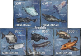 Guinea-Bissau 4629-4633 (kompl. Ausgabe) Postfrisch 2010 Meerestiere - Guinea-Bissau