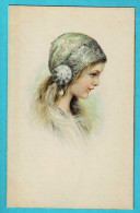 * Fantaisie - Fantasy - Fantasie (Femme - Woman) * (Wenau - Brabant, Nr 1795) Vrouw, Portrait, Couleur, Unique, Old - Frauen