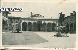 CPA - FIRENZE -  PIAZZA E FACCIATA DELL'ANNUNZIATA - Firenze (Florence)