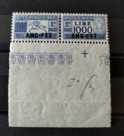 TRIESTE  A -  1954 Pacchi Postali 1000 Lire Nuovo . Ottimo Ben Centrato Bdf - Postal And Consigned Parcels