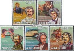 Guinea-Bissau 4611-4615 (kompl. Ausgabe) Postfrisch 2010 Mark Twain - Guinea-Bissau