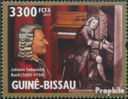 Guinea-Bissau 4604 (kompl. Ausgabe) Postfrisch 2010 J. Sebastian Bach Und Musikinstrume - Guinée-Bissau