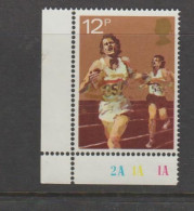 Great Britain 1980 Running 12p Cornerpiece MNH ** - Ungebraucht