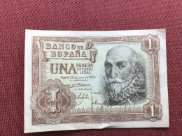 ESPAGNE Billet De 1 Pesetas 1953 Superbe état - 1-2 Pesetas