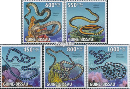 Guinea-Bissau 4569-4573 (kompl. Ausgabe) Postfrisch 2010 Seeschlangen - Guinea-Bissau