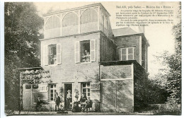 CPA Voyagé 1913 * BALAN Près SEDAN Maison Des Broux Au 1er étage 25 Officiers Bavarois Massacrés En 1870 Par Marsouins - Autres & Non Classés