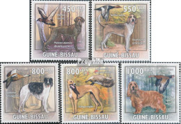 Guinea-Bissau 4486-4490 (kompl. Ausgabe) Postfrisch 2009 Jagdhunde Und Vögel - Guinée-Bissau