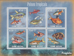 Guinea-Bissau 4468-4472 Kleinbogen (kompl. Ausgabe) Postfrisch 2009 Tropische Fische - Guinea-Bissau