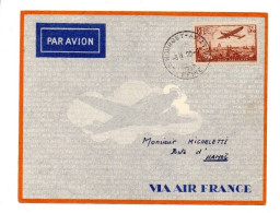 !!! LIGNE NOGUES : TENTATIVE PARIS - TOKYO EN MOINS DE 100 H - LETTRE ACCIDENTEE - 15 PLIS TRANSPORTES - RRR - Lettres Accidentées