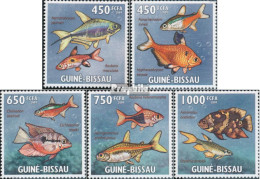 Guinea-Bissau 4468-4472 (kompl. Ausgabe) Postfrisch 2009 Tropische Fische - Guinée-Bissau