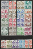 Berlin 1977 Alle 21 Werte Burgen & Schlösser, Michel Nr. 532-40, 587-90, 611, 614 615, 673-77 (je 4) U.a. Michel 144,-€ - Unused Stamps