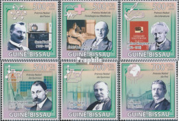 Guinea-Bissau 4327-4332 (kompl. Ausgabe) Postfrisch 2009 Nobelpreisträger - Guinée-Bissau