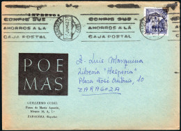 España - Edi O 1428 - Mat "Zaragoza 17/Jun./62" Como Impresos - Storia Postale