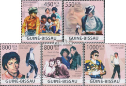 Guinea-Bissau 4303-4307 (kompl. Ausgabe) Postfrisch 2009 Michael Jackson - Guinée-Bissau