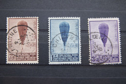 Série Ballon Piccard (COB/OBP 353/355, Obl) 1932. - Usados