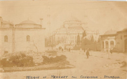 CPA / TURQUIE / CARTE PHOTO / MOSQUE OF MAHOMET THE CONQUEROR / STAMBOUL - Turkey