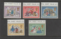 Great Britain 1979 Christmas With Top Selvage MNH ** - Navidad