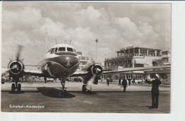 Vintage Rppc KLM K.L.M Royal Dutch Airlines Convair @ Schiphol Airport - 1919-1938: Between Wars