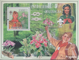 Guinea-Bissau Block 707 (kompl. Ausgabe) Postfrisch 2009 Pfadfinder & Orchideen - Guinée-Bissau