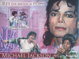 Guinea-Bissau Block 704 (kompl. Ausgabe) Postfrisch 2009 Michael Jackson - Guinée-Bissau