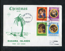 "BAHAMAS" 1970, Mi. 314-317 "Weihnachten" FDC (A1170) - Navidad