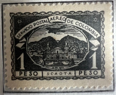 Kolumbien 1921: SCADTA: Landscape With Airplane Mi:CO-SCADTA 17 - Colombia