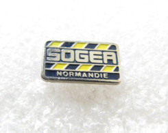 PIN'S     SOGEA  NORMANDIE    TRAVAUX PUBLICS  Email Grand Feu - Sonstige & Ohne Zuordnung